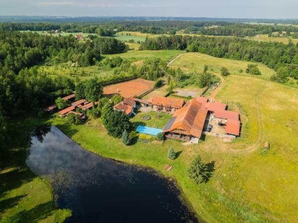 Agroturystyka "Dworek U Pelcow" Ryn  Exteriör bild