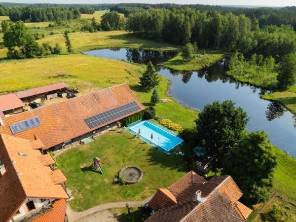 Agroturystyka "Dworek U Pelcow" Ryn  Exteriör bild